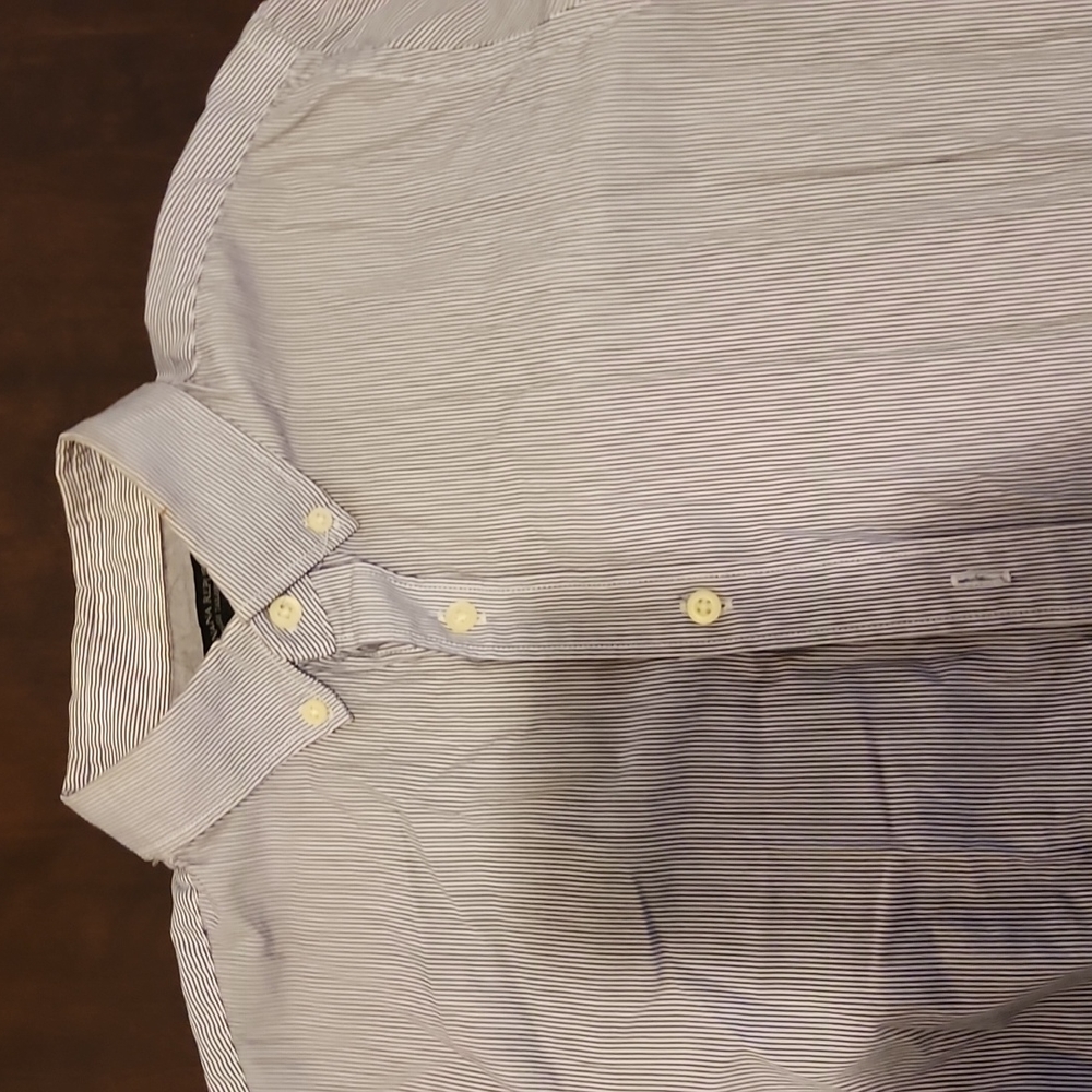 Academia, Casual but Class, Banana Republic Stripped Shirt